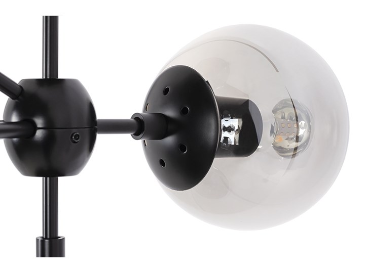 Żyrandol ze szklanymi kloszami Planetario 10 Metal Lampa z kloszem Lampa kula Szkło Styl Glamour