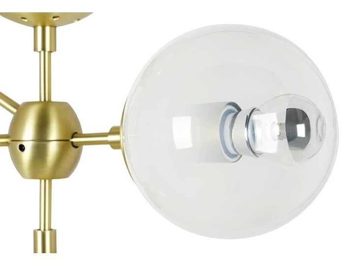 Żyrandol ze szklanymi kloszami Planetario 10 Metal Lampa z kloszem Szkło Lampa kula Styl Glamour