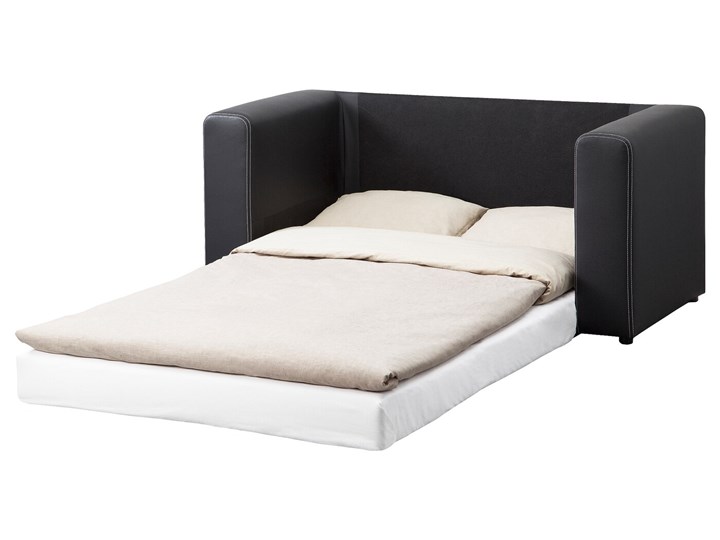 ASKEBY Sofa dwuosobowa rozkładana Głębokość 50 cm Modułowe Głębokość 72 cm Szerokość 149 cm Kolor Czarny Boki Z bokami