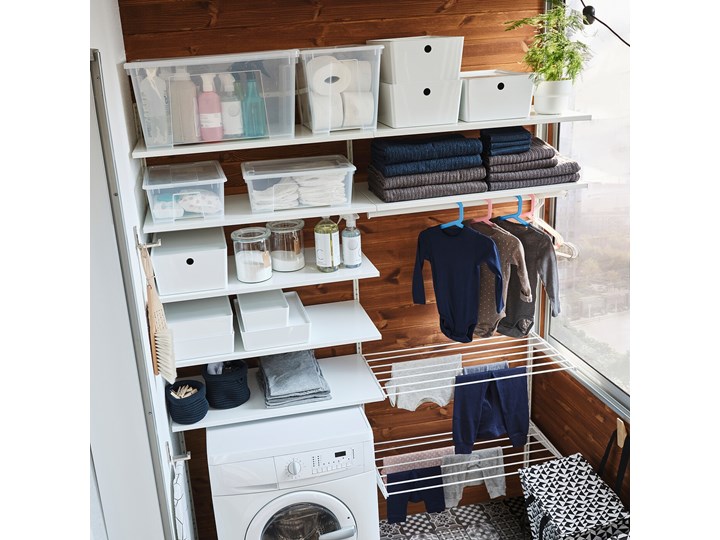 IKEA - BOAXEL Kombinacja do pralni Kategoria Akcesoria meblowe do garderoby