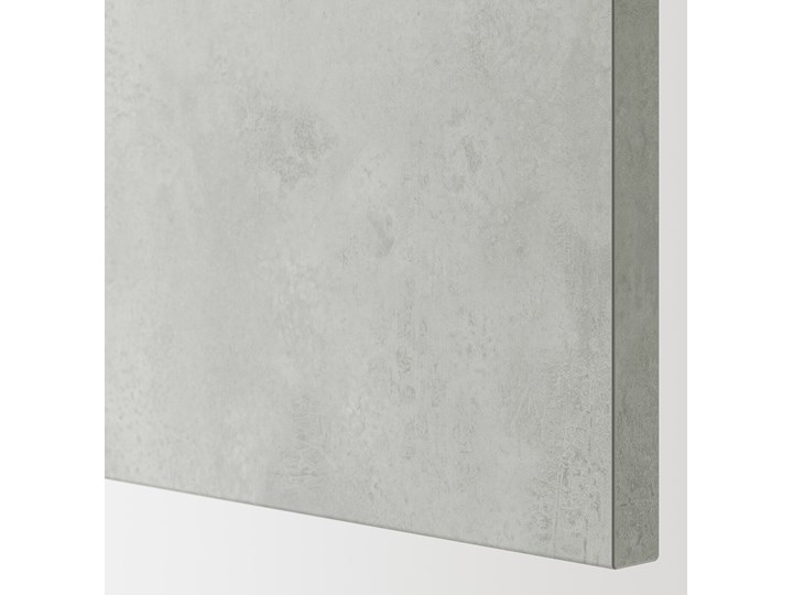 IKEA ENHET Kombinacja przechow ścienna, biały/imitacja betonu, 60x32x255 cm Wiszące Płyta stolarska Płyta MDF Kategoria Szafki stojące