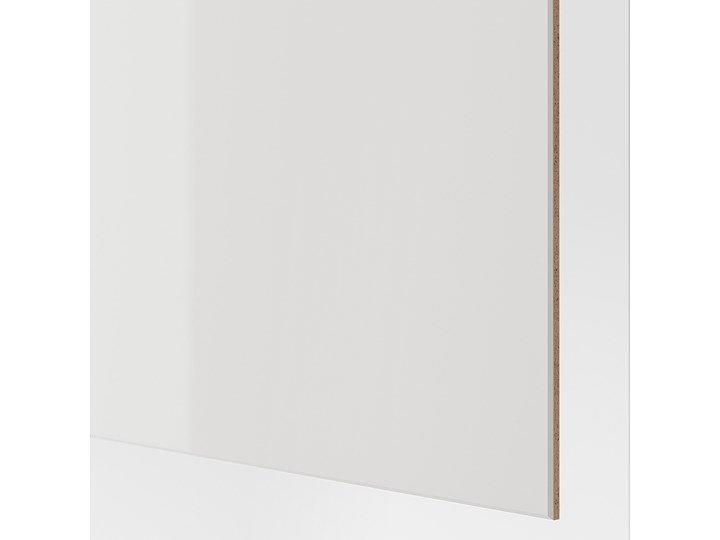IKEA PAX / HOKKSUND Kombinacja szafy, biały/połysk jasnoszary, 200x66x201 cm Płyta laminowana Typ Modułowa
