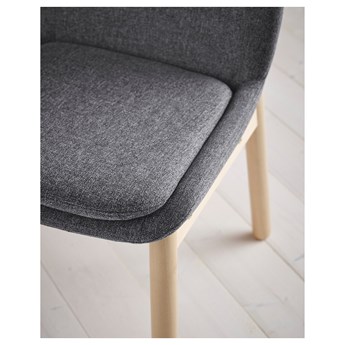 IKEA VEDBO / VEDBO Stół i 4 krzesła, biały/brzoza, 160x95 cm