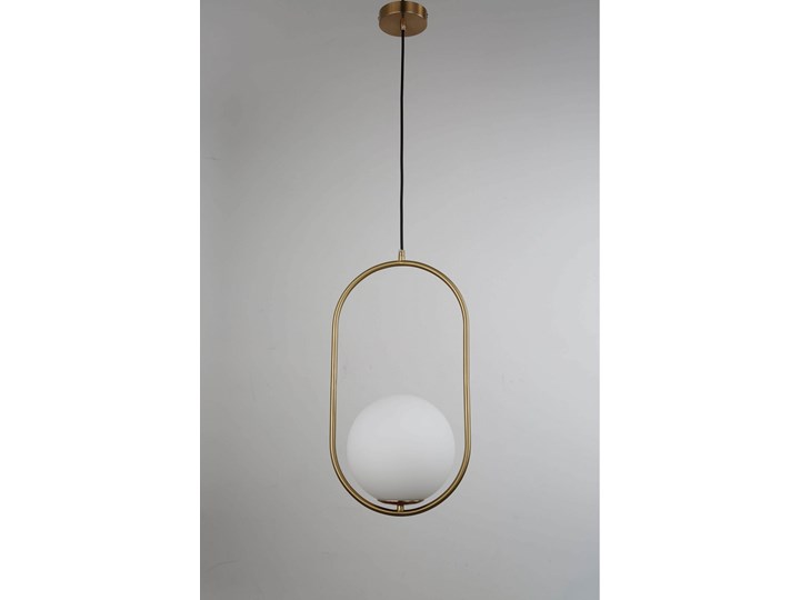 LAMPA WISZĄCA NOWOCZESNA MOSIĘŻNA STELVIO W5 LUMINA DECO Metal Szkło Lampa z kloszem Mosiądz Lampa z abażurem Kolor Złoty