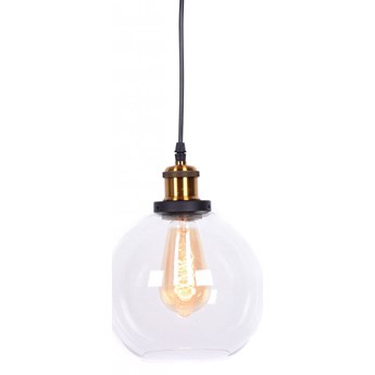 LAMPA WISZĄCA LOFT CZARNO-MOSIĘŻNA WALDORF W4 LUMINA DECO