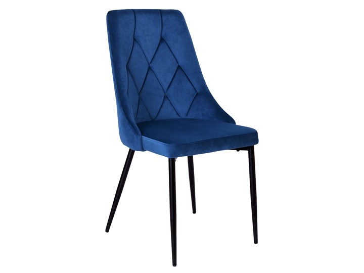 Krzesło tapicerowane Lincoln Velvet granatowy Szerokość 38 cm Krzesło inspirowane Skóra Głębokość 45 cm Wysokość 43 cm Tworzywo sztuczne Tkanina Wysokość 92 cm Wysokość 47 cm Welur Wysokość 38 cm Styl Nowoczesny Metal Styl Glamour