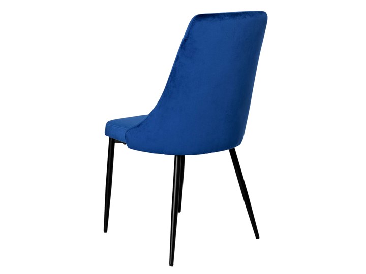 Krzesło tapicerowane Lincoln Velvet granatowy Wysokość 43 cm Krzesło inspirowane Głębokość 45 cm Szerokość 38 cm Wysokość 92 cm Tkanina Welur Metal Wysokość 38 cm Tworzywo sztuczne Wysokość 47 cm Skóra Styl Nowoczesny
