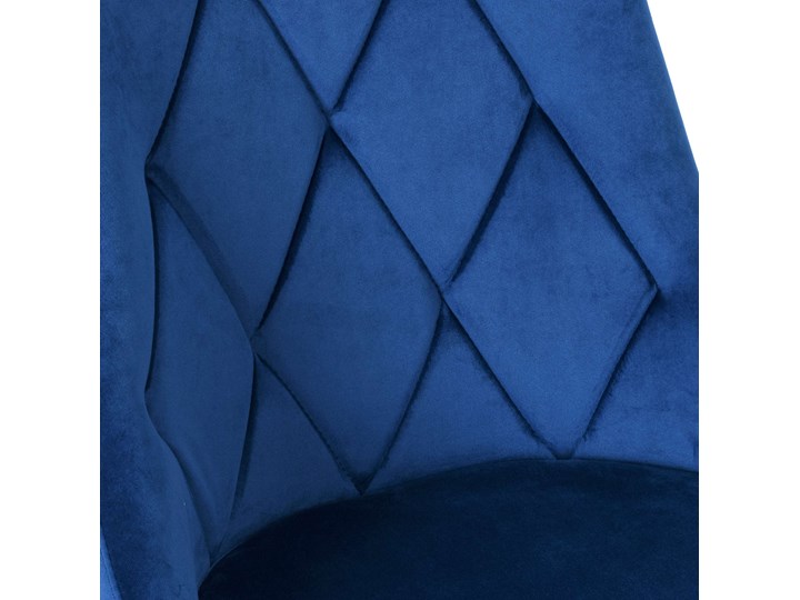 Krzesło tapicerowane Lincoln Velvet granatowy Tkanina Szerokość 38 cm Wysokość 38 cm Skóra Wysokość 92 cm Wysokość 47 cm Krzesło inspirowane Metal Wysokość 43 cm Głębokość 45 cm Tworzywo sztuczne Styl Nowoczesny Welur Styl Glamour