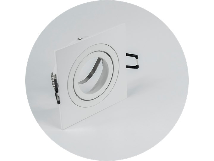 Punktowa oprawa sufitowa wpuszczana ruchoma CERI 1 SQ White IP20 kwadratowa biały EDO777139 EDO Oprawa wpuszczana Oprawa ruchoma Kwadratowe Oprawa stropowa Kategoria Oprawy oświetleniowe