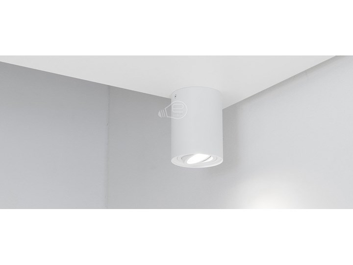 Punktowa oprawa sufitowa natynkowa do LED SKAND 1 White GU10 IP20 okrągła biała EDO777101 EDO Oprawa stropowa Okrągłe Oprawa led Kolor Biały