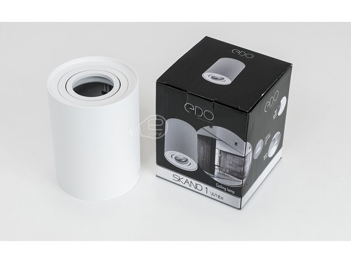 Punktowa oprawa sufitowa natynkowa do LED SKAND 1 White GU10 IP20 okrągła biała EDO777101 EDO Oprawa stropowa Kolor Biały Okrągłe Oprawa led Kategoria Oprawy oświetleniowe