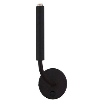 Kinkiet nowoczesny rurki STALACTITE BLACK I CZARNY