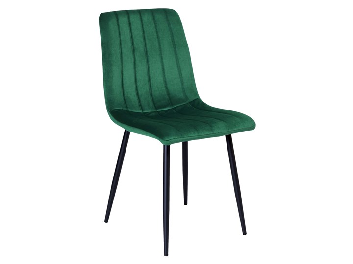 Krzesło tapicerowane Fresno Velvet ciemno-zielone Krzesło inspirowane Metal Szerokość 45 cm Głębokość 40 cm Wysokość 89 cm Skóra Stal Tkanina Wysokość 44 cm Pomieszczenie Biuro i pracownia