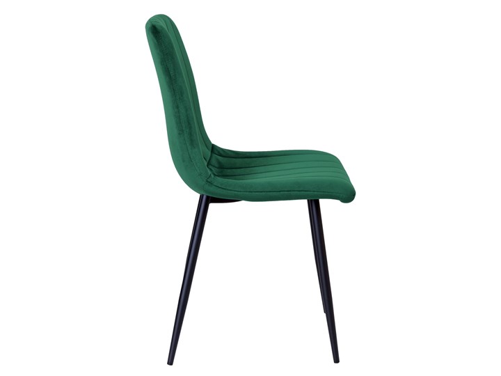 Krzesło tapicerowane Fresno Velvet ciemno-zielone Wysokość 44 cm Metal Skóra Tkanina Stal Pomieszczenie Jadalnia Krzesło inspirowane Głębokość 40 cm Wysokość 89 cm Szerokość 45 cm Kategoria Krzesła kuchenne