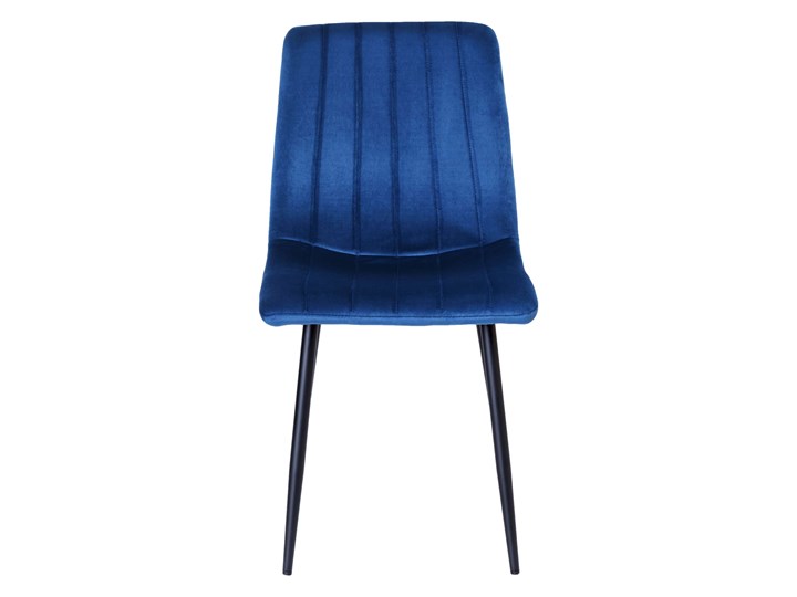 Krzesło tapicerowane Fresno Velvet granatowe Głębokość 40 cm Styl Klasyczny Skóra Metal Szerokość 45 cm Stal Tkanina Krzesło inspirowane Wysokość 89 cm Wysokość 44 cm Pomieszczenie Biuro i pracownia