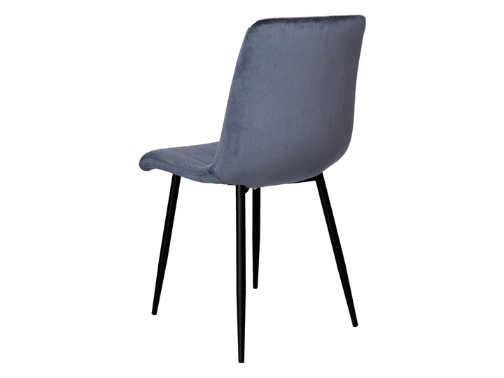 Krzesło tapicerowane Fresno Velvet grafitowe Skóra Tkanina Krzesło inspirowane Wysokość 44 cm Metal Wysokość 89 cm Stal Szerokość 45 cm Głębokość 40 cm Kategoria Krzesła kuchenne