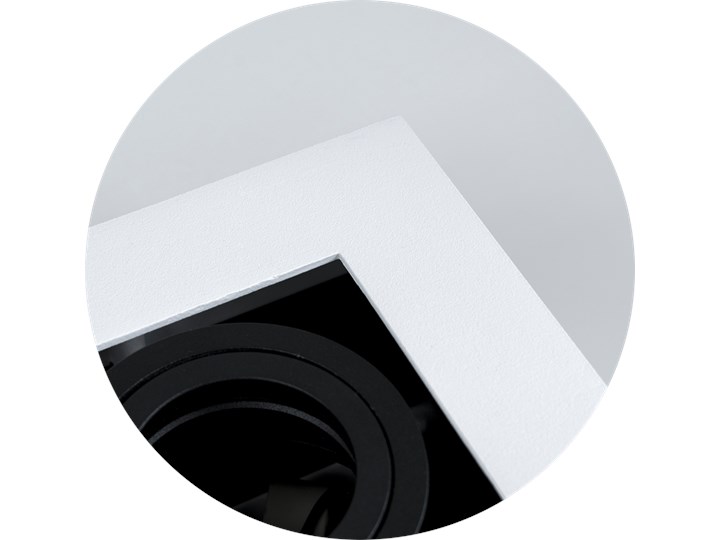 Lampa sufitowa natynkowa OSMIN 2 White IP20 kwadratowa podwójna biało - czarna mat EDO777145 EDO Kolor Biały Kwadratowe Prostokątne Oprawa stropowa Kolor Czarny