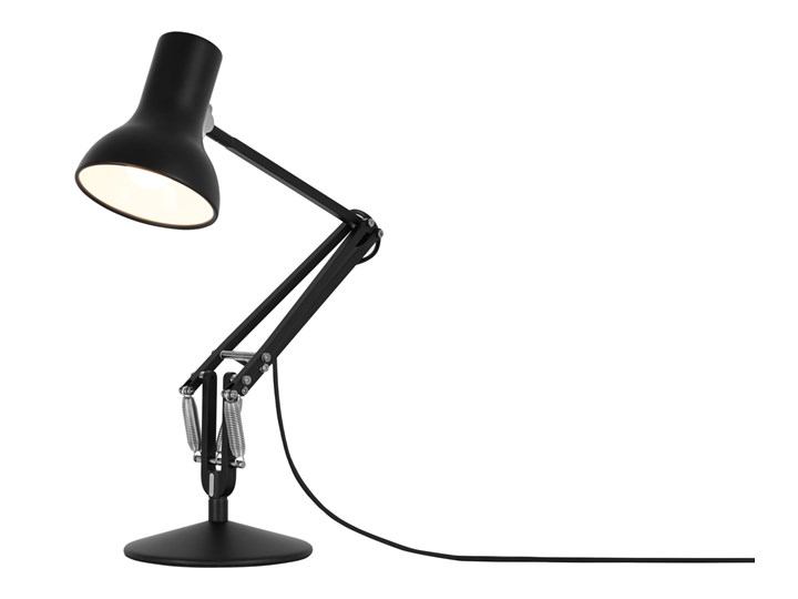 Anglepoise - Type 75™ Mini Desk Lamp - Czarna - Kultowa Lampa Biurkowa Kolor Czarny Lampa regulowana Kategoria Lampy biurowe