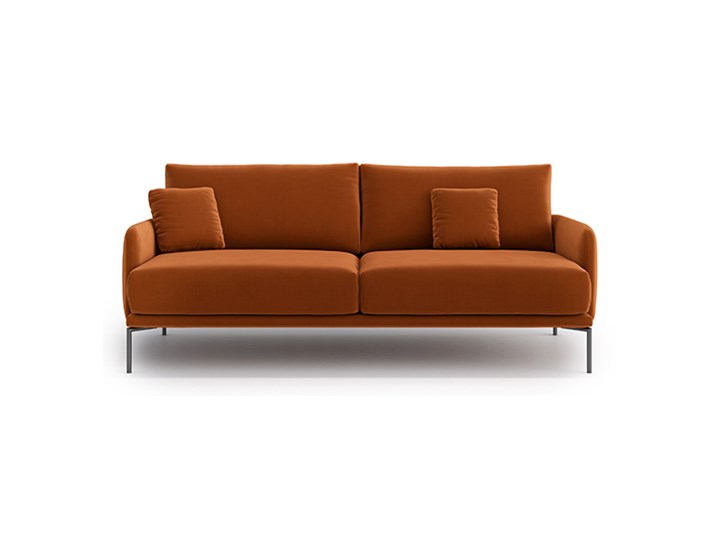 Sofa Ines 3 osobowa, Henna Szerokość 211 cm Głębokość 102 cm Stała konstrukcja Rozkładanie
