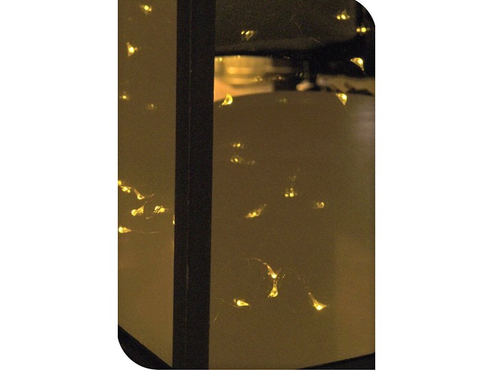 LATARNIA PP/SZKL Z LED 14X29CM Lampion Szkło Tworzywo sztuczne Kategoria Świeczniki i świece