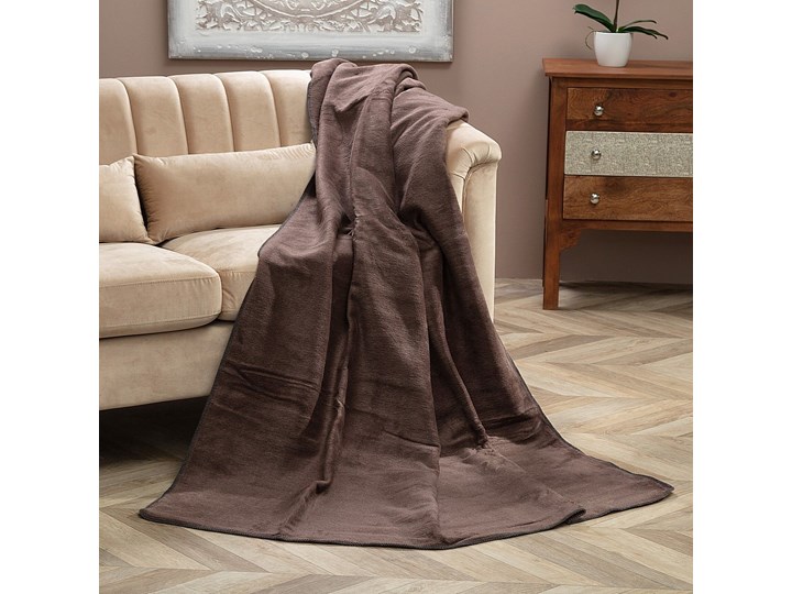 Koc Cosy Home 150x200 Sepia&Espresso, 150 x 200 cm Bawełna Kategoria Koce i pledy 150x200 cm Akryl Pomieszczenie Pokój nastolatka