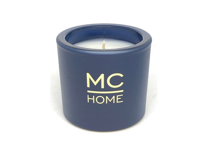 ŚWIECA ZAPACHOWA GRANATOWA SANTAL SENSUAL MC HOME 8X9CM