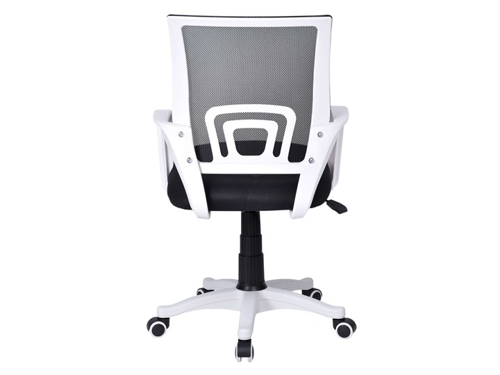 Fotel biurowy Bianco biało-czarny Fotel na kółkach Fotel obrotowy Głębokość 59 cm Szerokość 60 cm Głębokość 48 cm Tworzywo sztuczne Wysokość 95 cm Styl Nowoczesny Wysokość 91 cm Pomieszczenie Biuro i pracownia