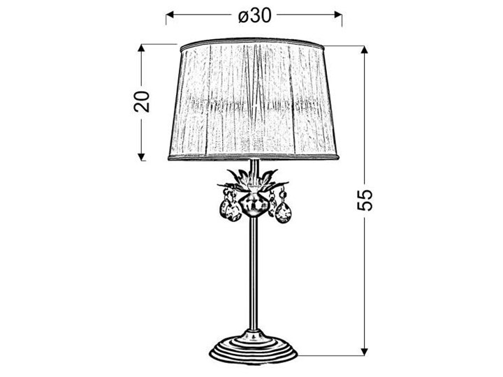 Lampka stołowa gabinetowa patynowa Adonis 41-27535 Lampa z abażurem Lampa gabinetowa Metal Styl Tradycyjny Pomieszczenie Biuro i pracownia