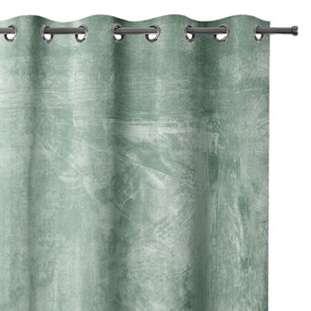 AmeliaHome - Zasłony Zaciemniające na przelotkach Miętowe VELVET - 140x270 cm