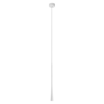 Lampa wisząca nowoczesna sopel ENZA 7W ciepła 3000K biały śr. 3,2cm