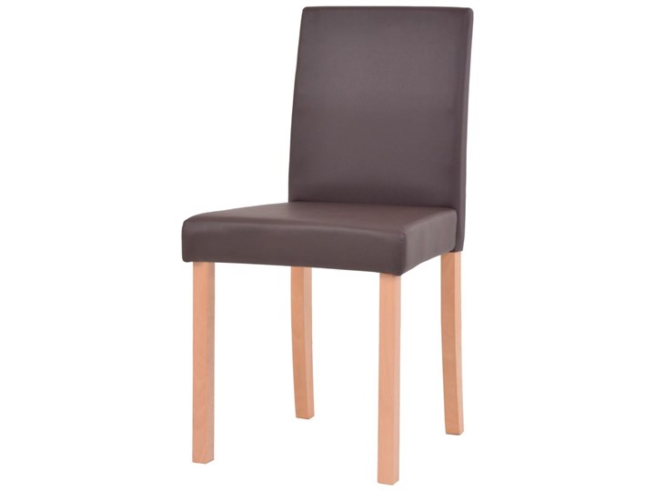 vidaXL 5-częściowy zestaw mebli do jadalni, sztuczna skóra, dąb, brąz Pomieszczenie Jadalnia Kategoria Stoły z krzesłami