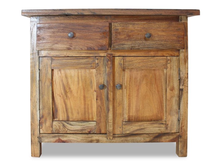 vidaXL Szafka, lite drewno z odzysku, 75 x 30 x 65 cm Szerokość 105 cm Szerokość 75 cm Z szafkami i szufladami Głębokość 30 cm Kategoria Komody