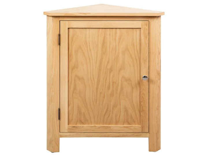 vidaXL Szafka narożna, 59 x 36 x 80 cm, lite drewno dębowe Regał Płyta MDF Kategoria Szafki kuchenne
