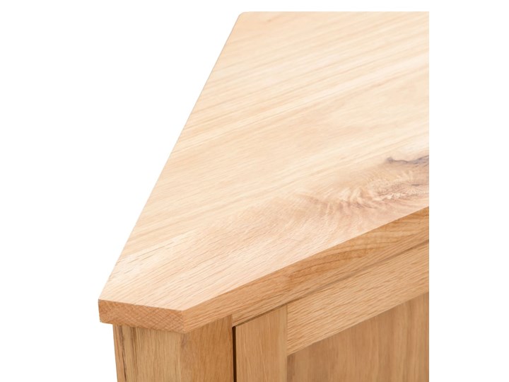 vidaXL Szafka narożna, 59 x 36 x 80 cm, lite drewno dębowe Płyta MDF Regał Kategoria Szafki kuchenne