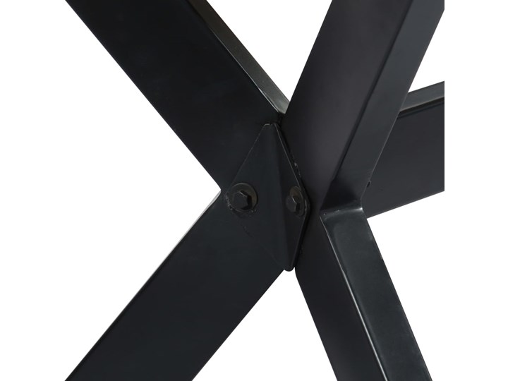 vidaXL Stół jadalniany, 120x60x75 cm, lite drewno mango z odzysku Metal Stal Sosna Rozkładanie