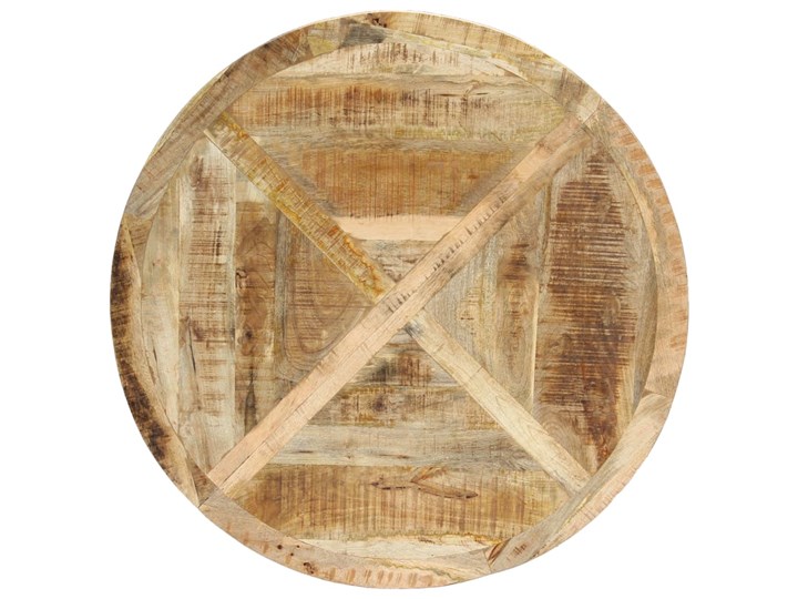vidaXL Stół jadalniany, okrągły, 120 x 76 cm, lite drewno mango Rozkładanie