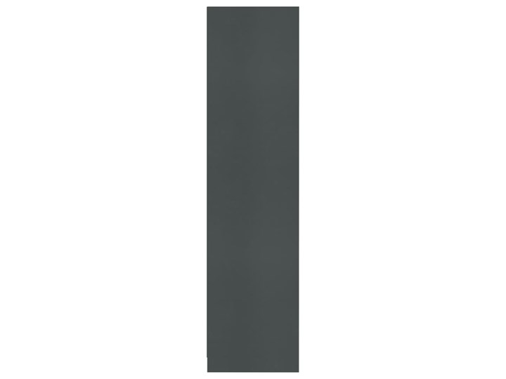 vidaXL Szafa, szara, 100x50x200 cm, płyta wiórowa Szerokość 100 cm Głębokość 50 cm Kategoria Szafy do garderoby