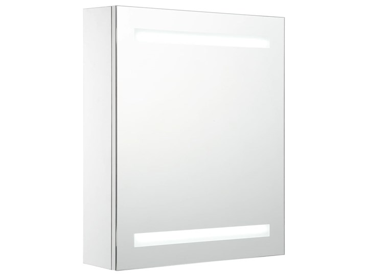 vidaXL Szafka łazienkowa z lustrem i LED, 50 x 13,5 x 60 cm