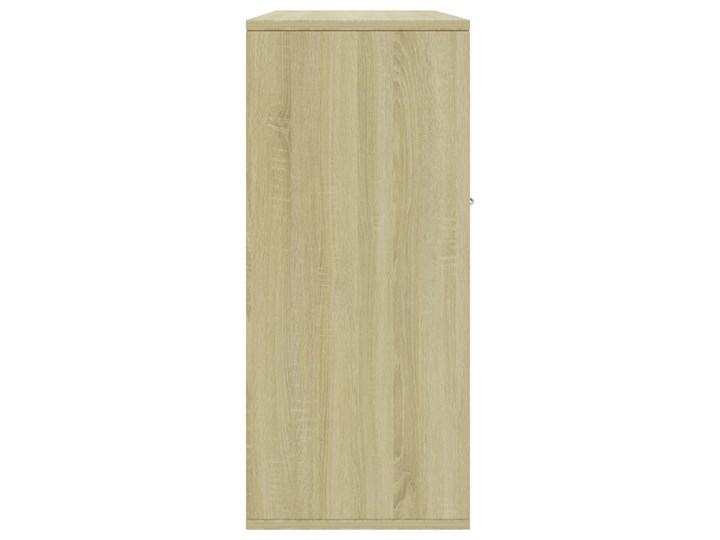 vidaXL Szafka, dąb sonoma, 88 x 30 x 70 cm, płyta wiórowa Drewno Płyta meblowa Szerokość 88 cm Płyta laminowana Stojące Głębokość 30 cm Na książki Na zdjęcia Płyta MDF Kolor Beżowy