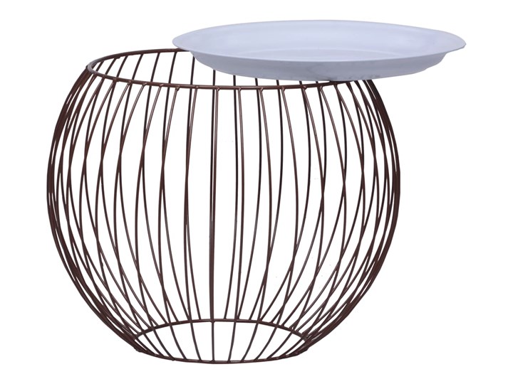 vidaXL Stoliki kawowe, 2 szt., złote Wysokość 33 cm Metal Wysokość 41 cm Płyta MDF Funkcje Bez dodatkowych funkcji