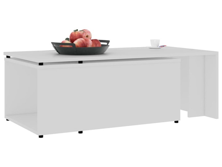 vidaXL Stolik kawowy, biały, 150x50x35 cm, płyta wiórowa Kategoria Stoliki i ławy