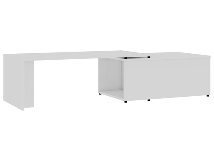 vidaXL Stolik kawowy, wysoki połysk, biały, 150x50x35cm, płyta wiórowa Kategoria Stoliki i ławy Wysokość 35 cm Wysokość 50 cm Szerokość 50 cm Długość 150 cm Kształt blatu Prostokątne