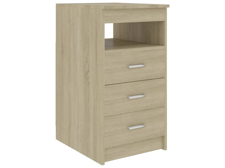 vidaXL Komoda, dąb sonoma, 40x50x76 cm, płyta wiórowa Kategoria Komody Płyta MDF Głębokość 50 cm Szerokość 40 cm Szerokość 105 cm Pomieszczenie Sypialnia