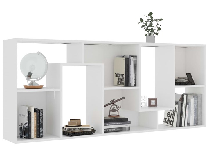vidaXL Regał na książki, biały, 67x24x161 cm, płyta wiórowa Szerokość 67 cm Płyta meblowa Głębokość 24 cm Płyta MDF Płyta laminowana Typ Stojące