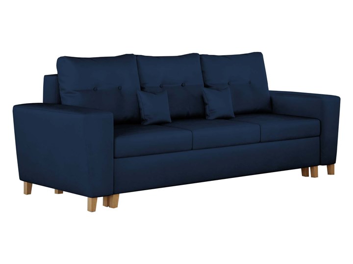 NOWOCZESNA SOFA DO SALONU Z POJEMNIKIEM - ELIO - TKANINA VELUTTO Głębokość 90 cm Stała konstrukcja Typ Gładkie Rozkładanie