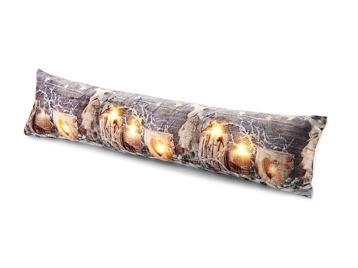 Poduszka LED "Lights" | bonprix Kolor Szary Kategoria Poduszki