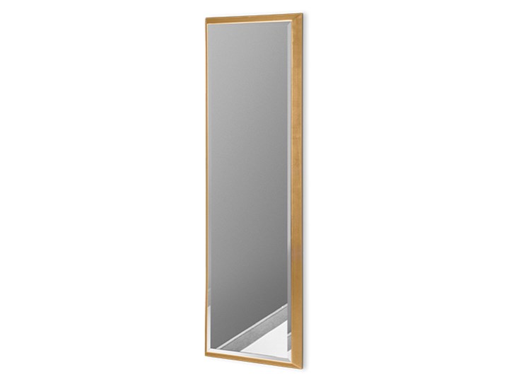 Nowoczesne lustro w złotej ramie 23 x 83 cm 12F-390