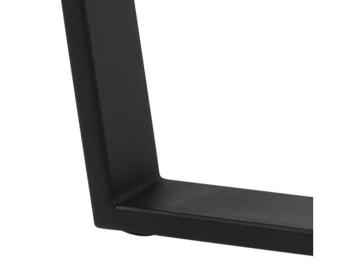 Stół Hagley Ø110 cm czarny Rozkładanie Płyta laminowana Drewno Metal Kategoria Stoły kuchenne