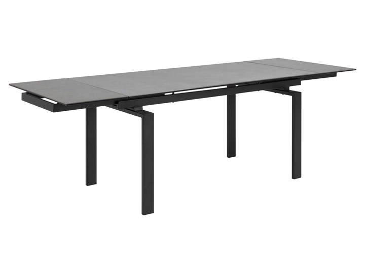 Stół rozkładany Juliet 160-240x85 cm czarny Metal Ceramika Szkło Kategoria Stoły kuchenne Długość po rozłożeniu 240 cm