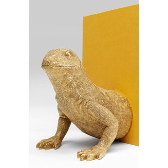 Podpórka na książki jaszczurka złota 45 cm